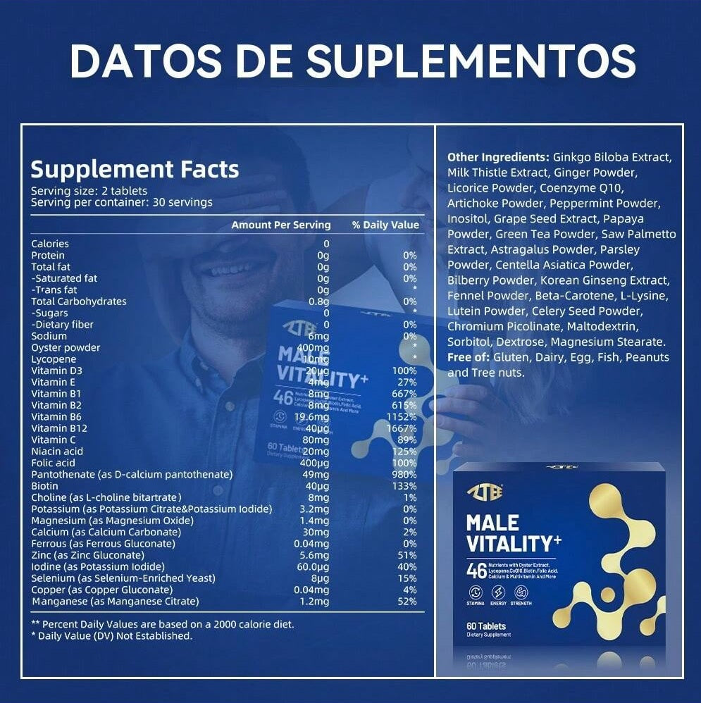 MALE VITALITY POTENCIADOR MASCULINO!