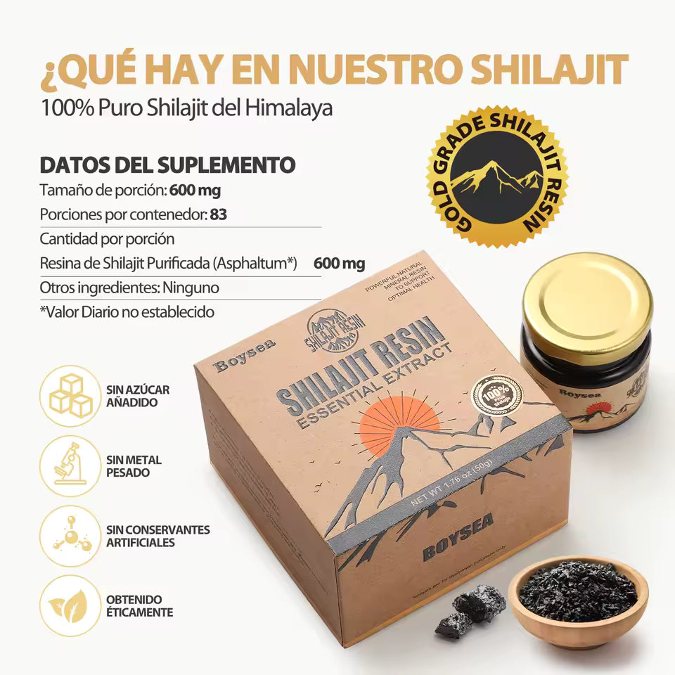 Shilajit Puro del Himalaya de Grado Oro 50% DE DESCUENTO!!!