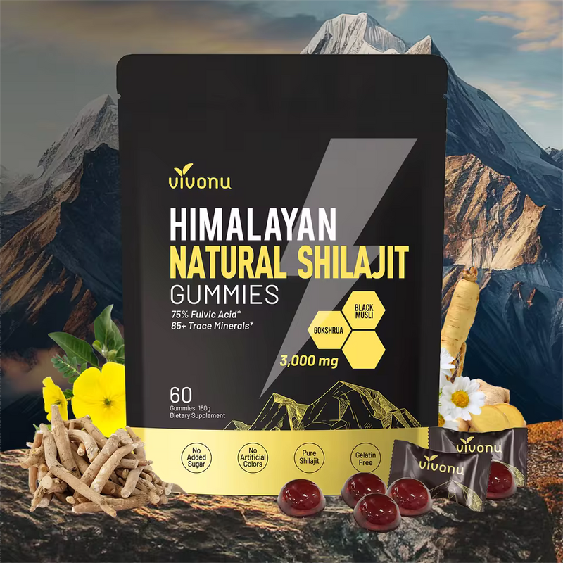 Shilajit · 60 gomitas