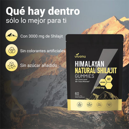 SHILAJIT 60 GOMITAS!!! 35% DE DESCUENTO!!!