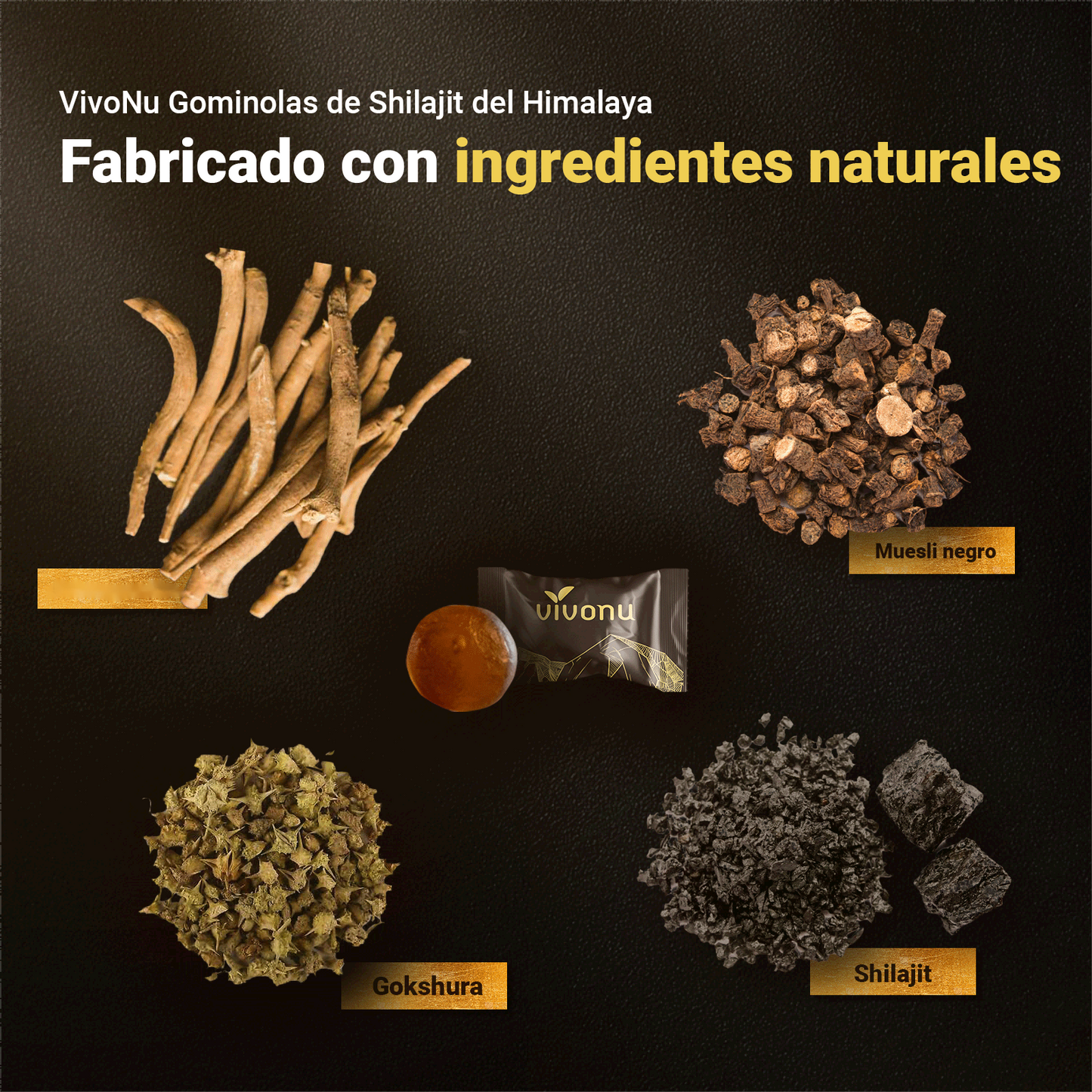 SHILAJIT 60 GOMITAS!!! 35% DE DESCUENTO!!!