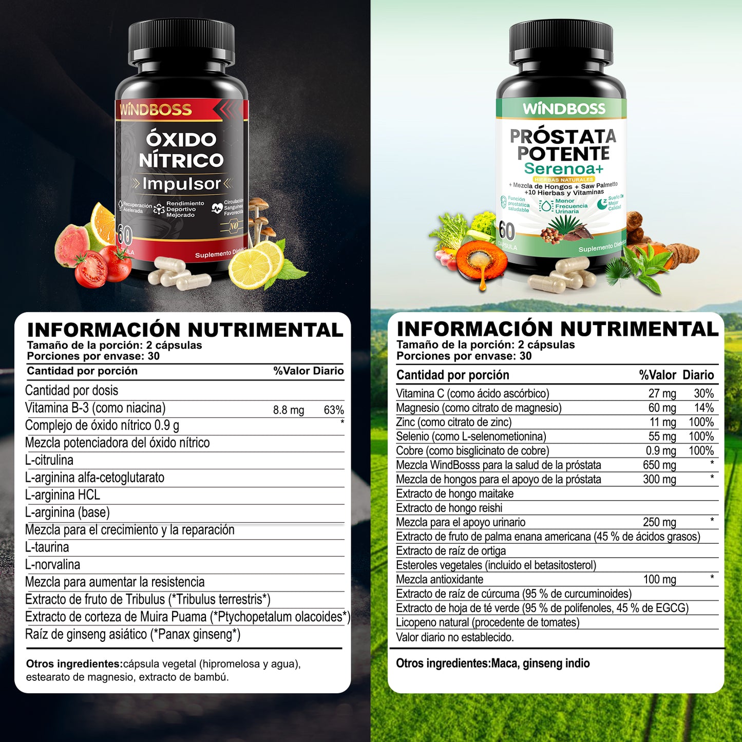 COMBO PROSTATA Y OXIDO NITRICO!!