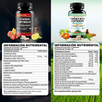 COMBO PROSTATA Y OXIDO NITRICO!!