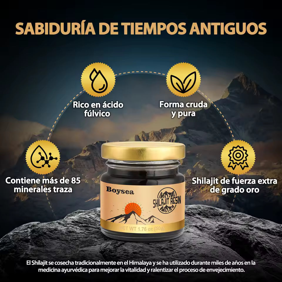 Shilajit Puro del Himalaya de Grado Oro 50% DE DESCUENTO!!!