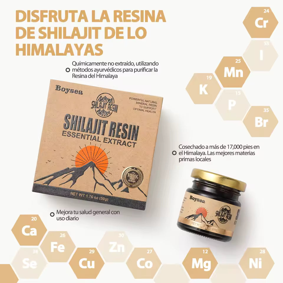 Shilajit Puro del Himalaya de Grado Oro 50% DE DESCUENTO!!!
