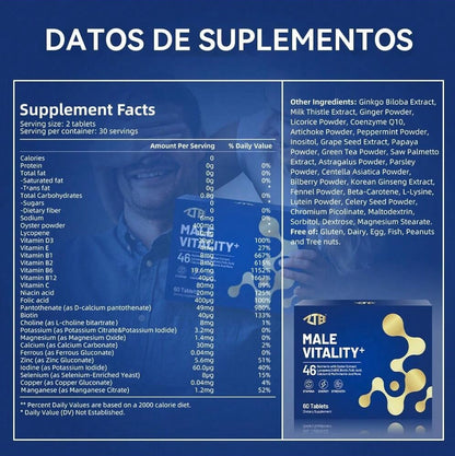 MALE VITALITY POTENCIADOR MASCULINO!