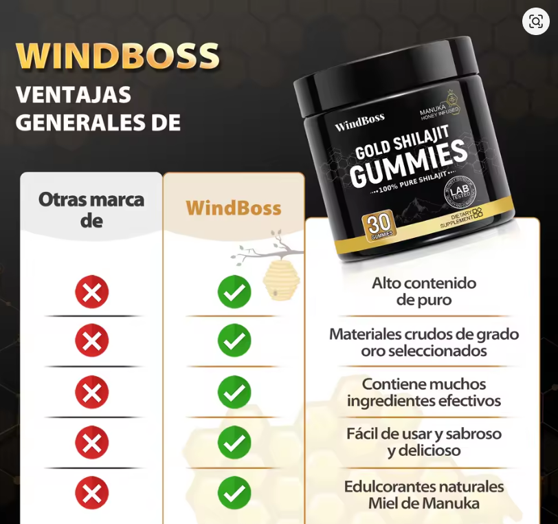 SHILAJIT 30 GOMITAS!!! 40% DE DESCUENTO!!!