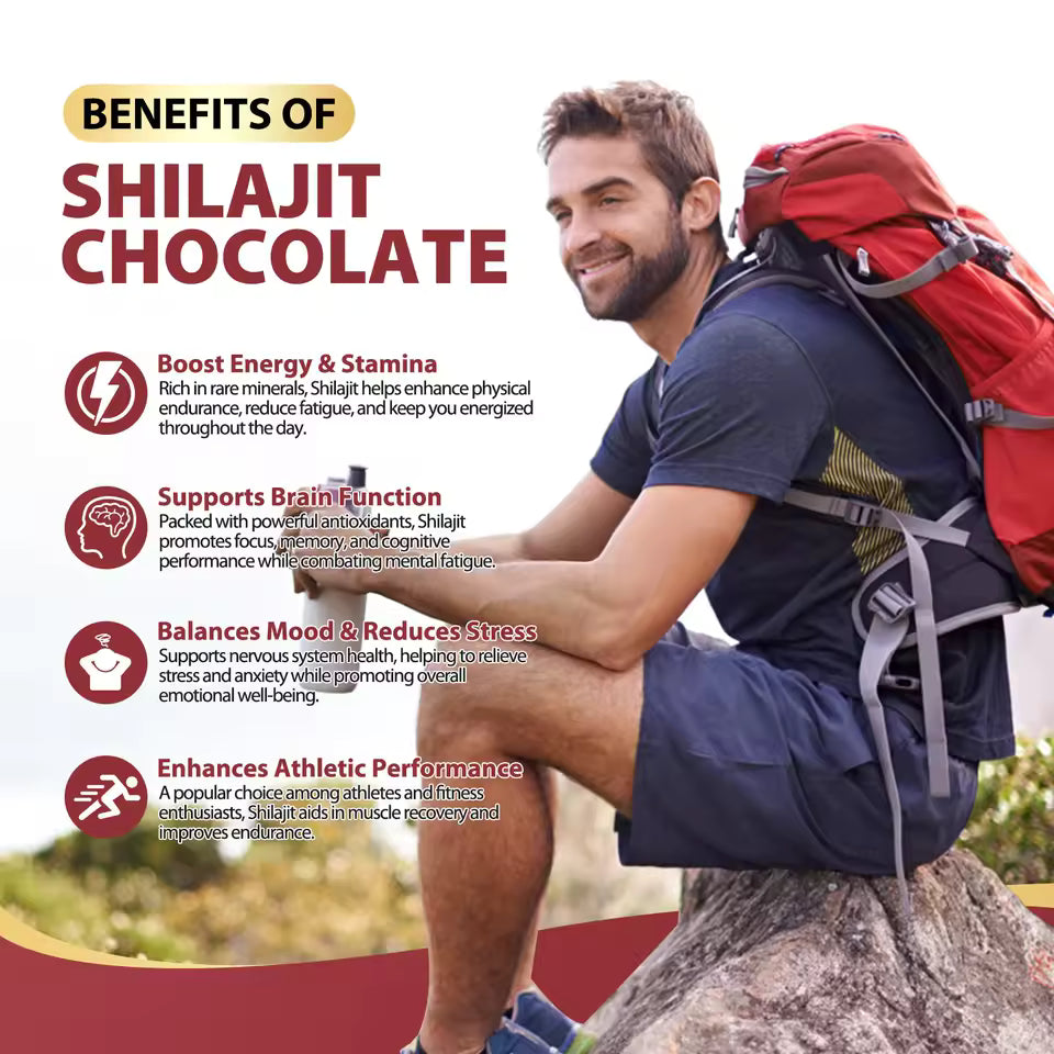 SHILAJIT "CHOCOLATE" (12 PZAS)  35% DE DESCUENTO!!!